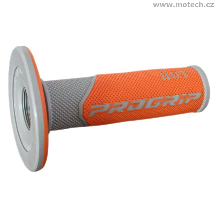 Rukojeti MX Progrip 801 šedo-oranžové - Kliknutím na obrázek zavřete