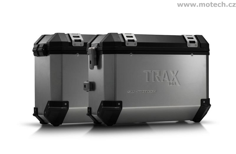 sada bočních kufrů TRAX ION stříbrné 37/37 l Suzuki V-Strom 650 (17-) - Kliknutím na obrázek zavřete