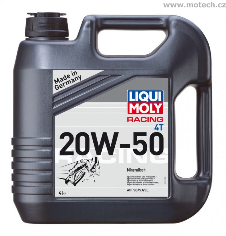 LIQUI MOLY Motorbike 4T 20W-50 Street - minerální motorový olej 4l - Kliknutím na obrázek zavřete