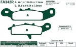 Brzdové destičky EBC - FA342R