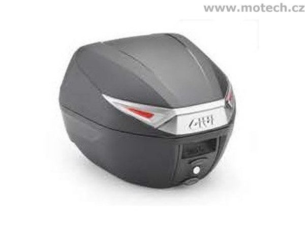 C30NT kufr GIVI černý, čiré odrazky (Monolock s plotnou), objem 30 litrů - Kliknutím na obrázek zavřete