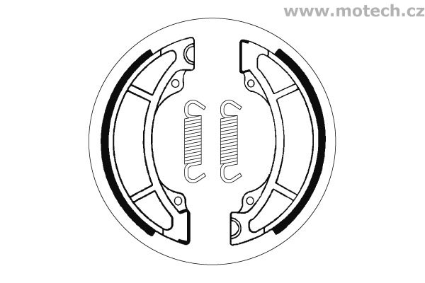Brzdové pakny SBS - 2108 - Kliknutím na obrázek zavřete