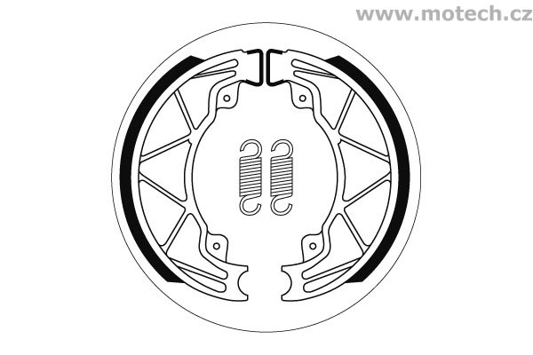 Brzdové pakny SBS - 2205 - Kliknutím na obrázek zavřete