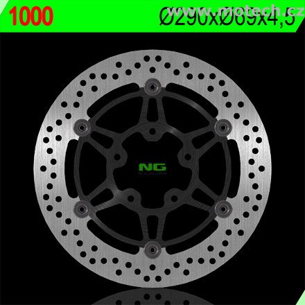 Brzdový kotouč NG 1000 - plovoucí - Kliknutím na obrázek zavřete