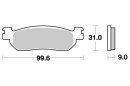 Brzdové destičky zadní SBS - 155MS