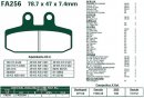 Brzdové destičky EBC - FA256