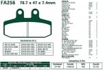 Brzdové destičky EBC - FA256