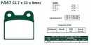 Brzdové destičky EBC - FA57