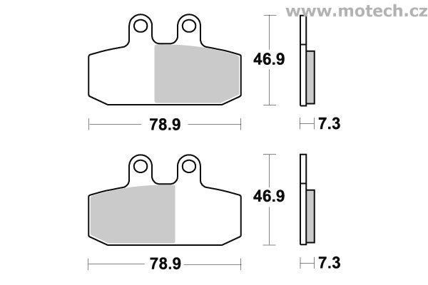 Brzdové destičky přední SBS - 179MS - Kliknutím na obrázek zavřete