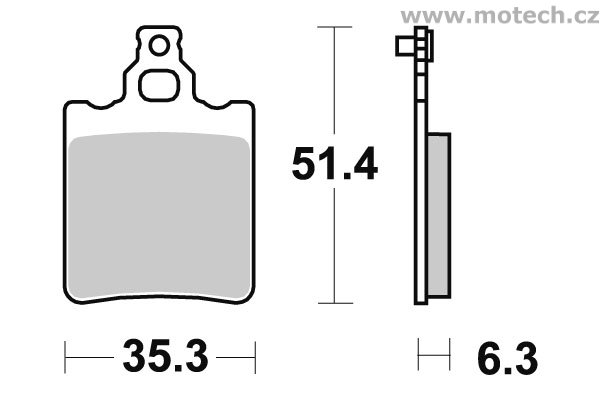 Brzdové destičky zadní SBS - 574RSI - Kliknutím na obrázek zavřete