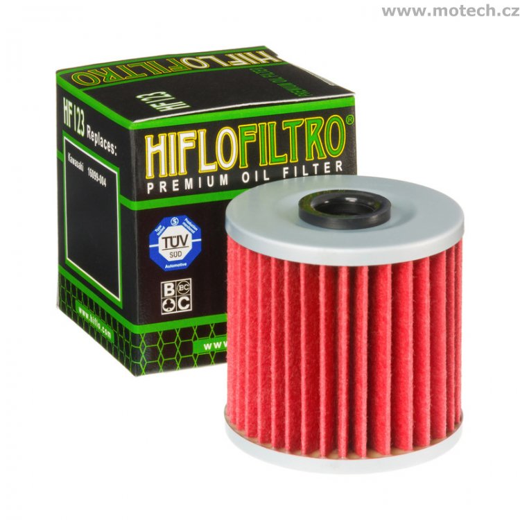 Olejový filtr HF123 pro KAWASAKI KEF300 B1-B3 Lakota - Kliknutím na obrázek zavřete
