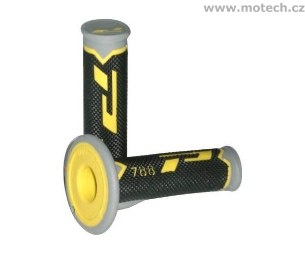 Rukojeti MX Progrip 788 černo-šedo-žluté - Kliknutím na obrázek zavřete