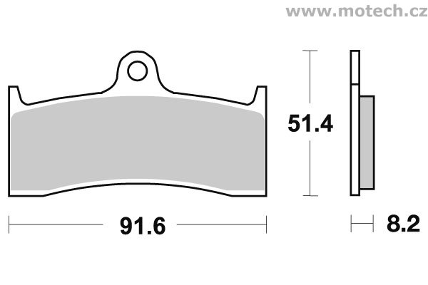 Brzdové destičky přední SBS - 676HS - Kliknutím na obrázek zavřete
