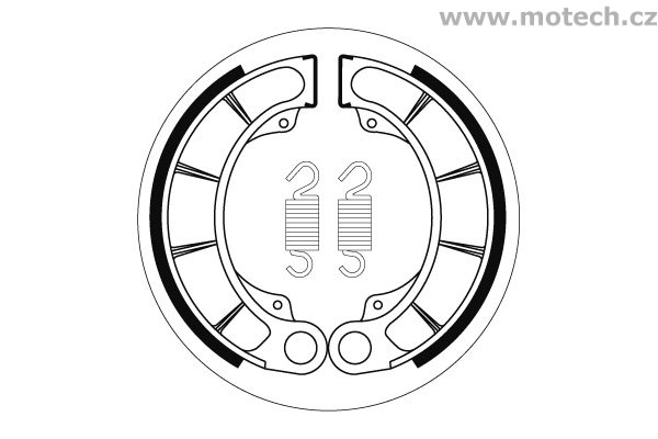 Brzdové pakny SBS - 2207 - Kliknutím na obrázek zavřete