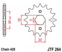 Kolečko JTF264-14 pro HONDA C90 Z2,ZZ,C 75-82