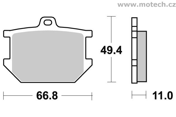 Brzdové destičky přední SBS - 507HF - Kliknutím na obrázek zavřete