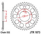 Rozeta JTR1873-48 pro: YAMAHA YZF-R6 DID532