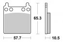 Brzdové destičky zadní SBS - 509HF