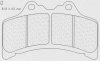 Brzdové destičky CL BRAKES 2362 A3+