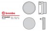 Brzdové destičky Brembo - BRM 07YA44SD