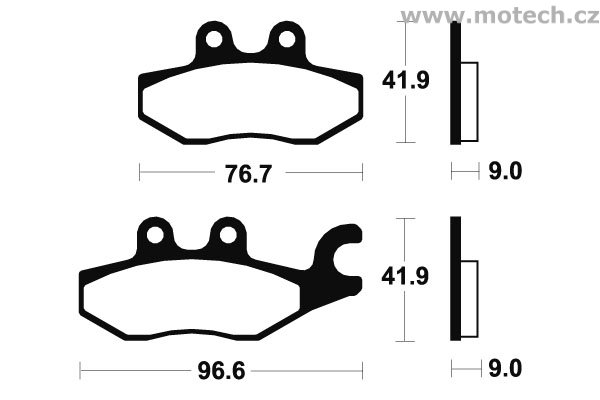 Brzdové destičky přední Bendix - MA 318 - Kliknutím na obrázek zavřete