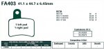 Brzdové destičky EBC - FA403