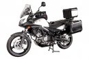 sada bočních kufrů TRAX ION stříbrné 45/37 l Suzuki DL 650 V-Strom (11-16)