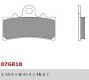 Brzdové destičky Brembo - BRM 07GR18CC