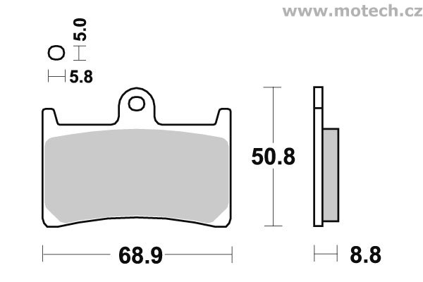 Brzdové destičky přední SBS - 639HF - Kliknutím na obrázek zavřete