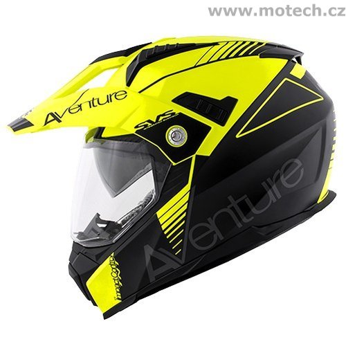 Přilba enduro KAPPA KV30 černá-fluo - Kliknutím na obrázek zavřete