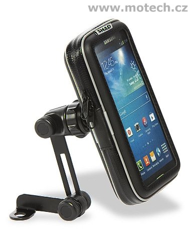 Držák na zpětné zrcátko na chytré telefony SHAD X0SG60M 9x16 cm - Kliknutím na obrázek zavřete