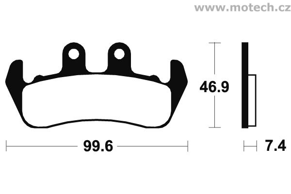 Brzdové destičky přední Bendix - MA 153 - Kliknutím na obrázek zavřete