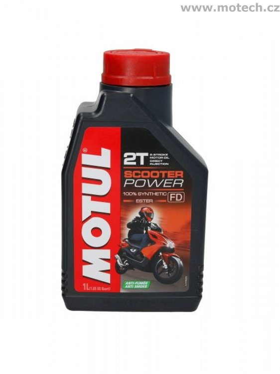 MOTUL SCOOTER POWER 2T 1L - Kliknutím na obrázek zavřete