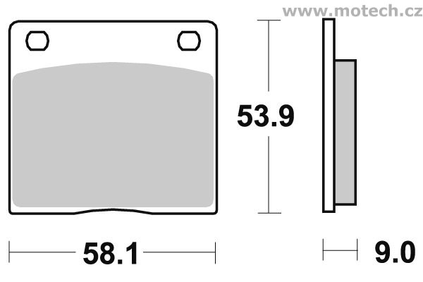 Brzdové destičky zadní SBS - 512HF - Kliknutím na obrázek zavřete