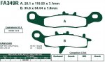 Brzdové destičky EBC - FA349R