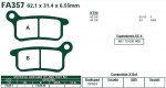 Brzdové destičky EBC - FA357R