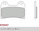 Brzdové destičky Brembo - BRM 07HO47CC