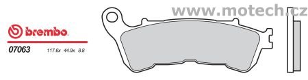 Brzdové desky Brembo - BRM 07063 - Kliknutím na obrázek zavřete