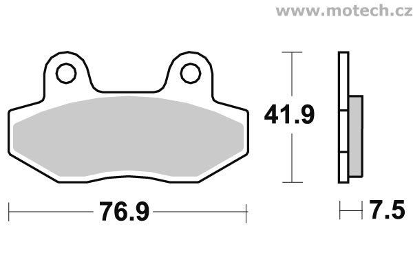 Brzdové destičky přední SBS - 814HS - Kliknutím na obrázek zavřete