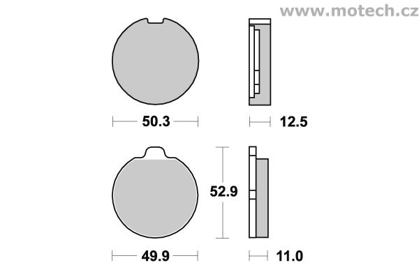 Brzdové destičky přední SBS - 511HF - Kliknutím na obrázek zavřete