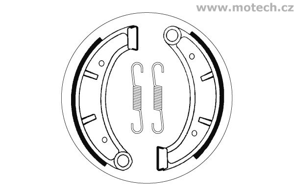 Brzdové pakny SBS - 2118 - Kliknutím na obrázek zavřete