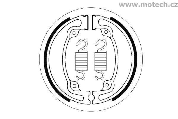 Brzdové pakny SBS - 2042 - Kliknutím na obrázek zavřete