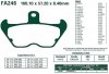 Brzdové destičky EBC - FA246