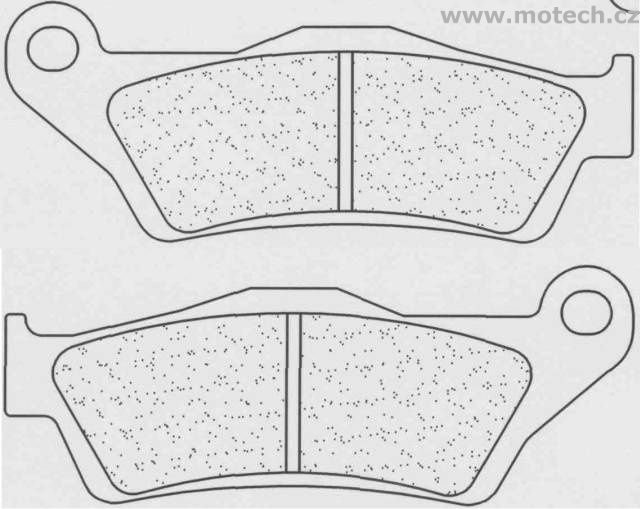 Brzdové destičky CL BRAKES 2352 RX3 - Kliknutím na obrázek zavřete