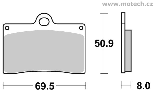 Brzdové destičky přední SBS - 566HS - Kliknutím na obrázek zavřete