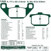 Brzdové destičky EBC - FA85