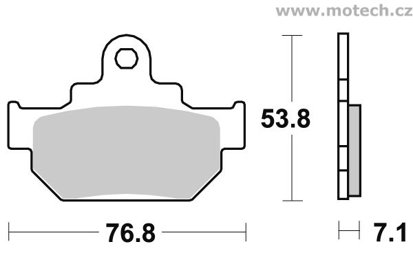 Brzdové destičky přední SBS - 581HF - Kliknutím na obrázek zavřete