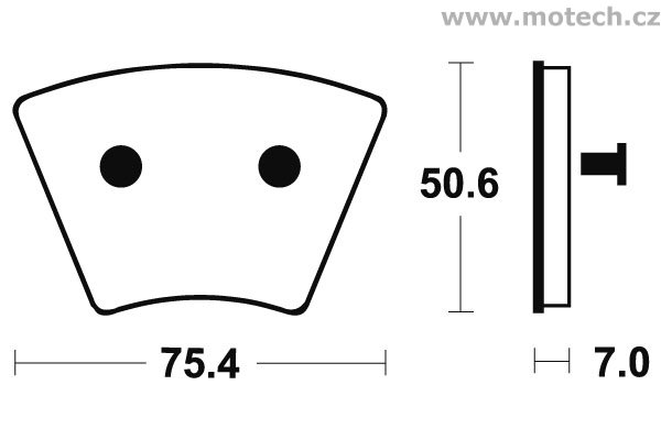 Brzdové destičky přední Bendix - MA 179 - Kliknutím na obrázek zavřete