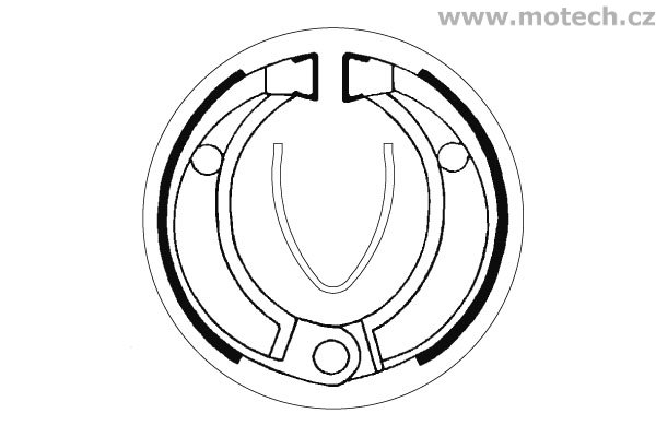 Brzdové pakny SBS - 2043 - Kliknutím na obrázek zavřete