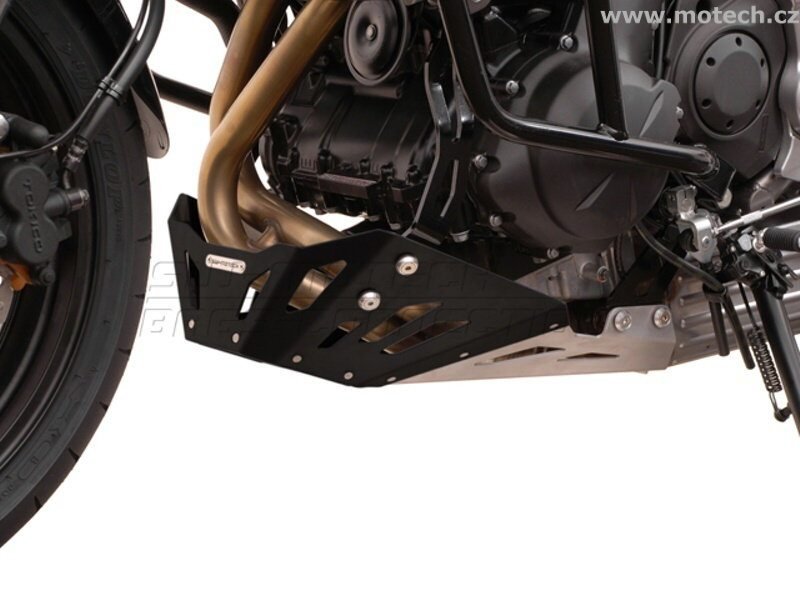 Hliníkový kryt motoru černý Kawasaki Versys 650 - Kliknutím na obrázek zavřete